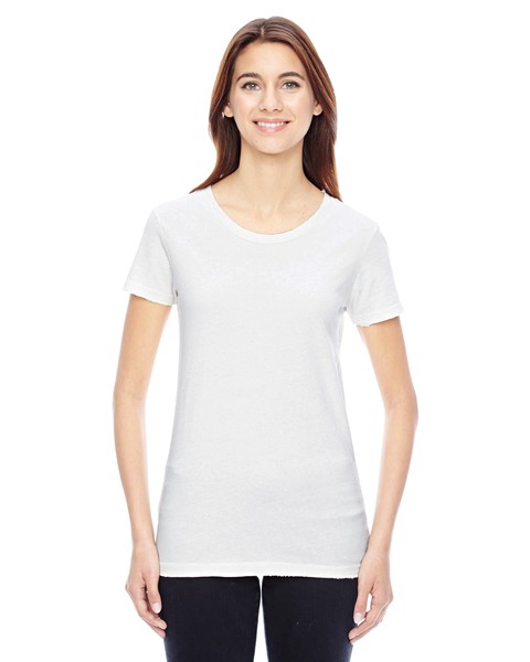 Ladies' Vintage Garment-Dyed Distressed T-Shirt