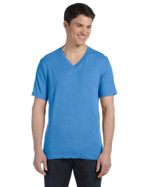 Unisex Triblend Short-Sleeve V-Neck T-Shirt