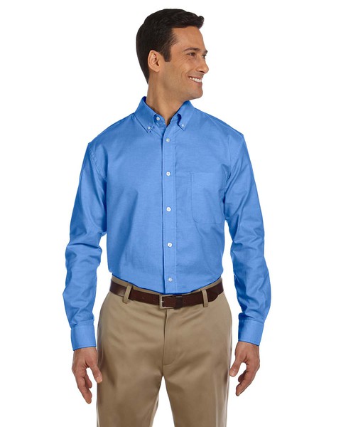 Men's Long-Sleeve Oxford with Stain-Release